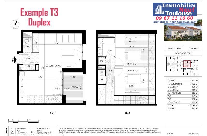 Appartements neufs à Blagnac - Programmes immobiliers neufs Prism parc grenadine /