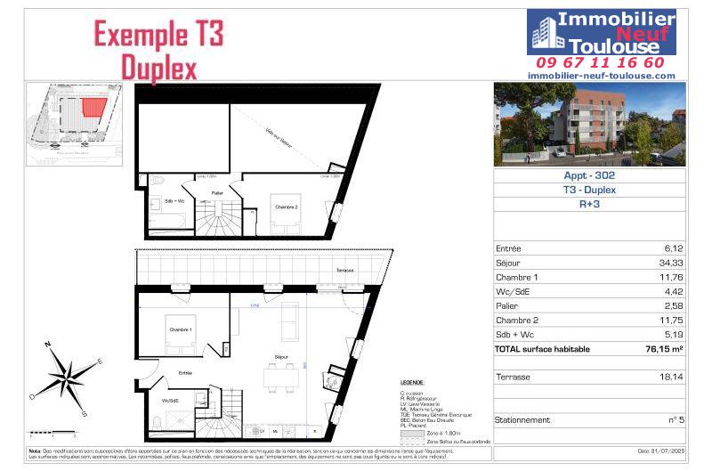 Appartements neufs à Toulouse Roseraie - Programmes immobiliers neufs Fonciere du SUD Familodge de la Roseraie