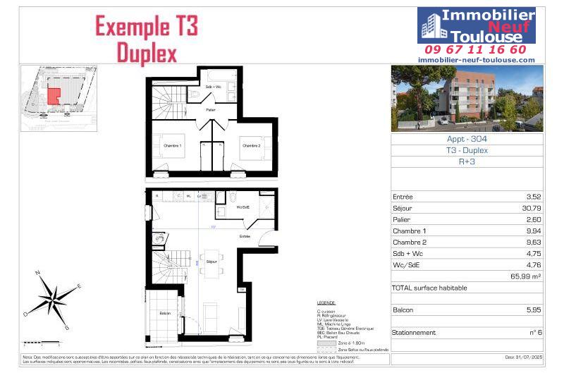 Appartements neufs à Toulouse Roseraie - Programmes immobiliers neufs Fonciere du SUD Familodge de la Roseraie