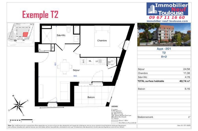 Appartements neufs à Toulouse Roseraie - Programmes immobiliers neufs Fonciere du SUD Familodge de la Roseraie