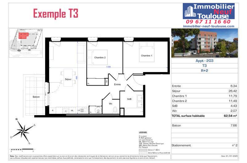 Appartements neufs à Toulouse Roseraie - Programmes immobiliers neufs Fonciere du SUD Familodge de la Roseraie