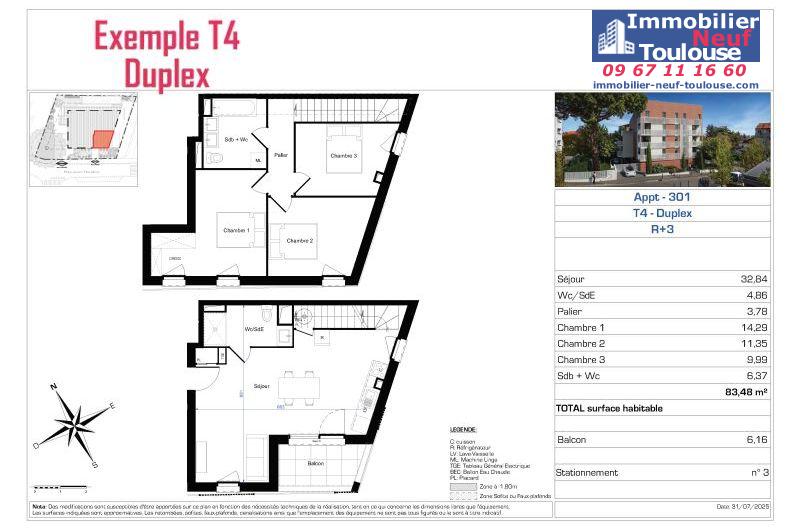 Appartements neufs à Toulouse Roseraie - Programmes immobiliers neufs Fonciere du SUD Familodge de la Roseraie