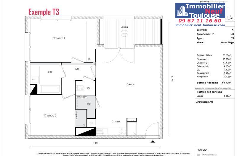 Appartements neufs à Toulouse Empalot - Programmes immobiliers neufs Greencity Sporting promotion PARK VIEW //