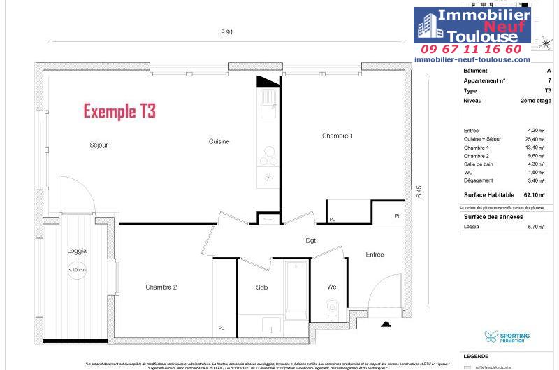 Appartements neufs à Toulouse Empalot - Programmes immobiliers neufs Greencity Sporting promotion PARK VIEW //