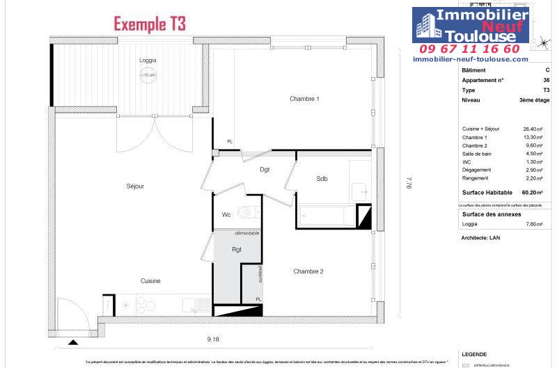 Appartements neufs à Toulouse Empalot - Programmes immobiliers neufs Greencity Sporting promotion PARK VIEW //