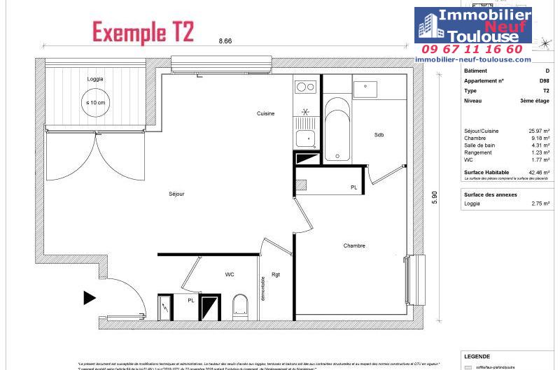 Appartements neufs à Toulouse Empalot - Programmes immobiliers neufs Greencity Sporting promotion PARK VIEW //