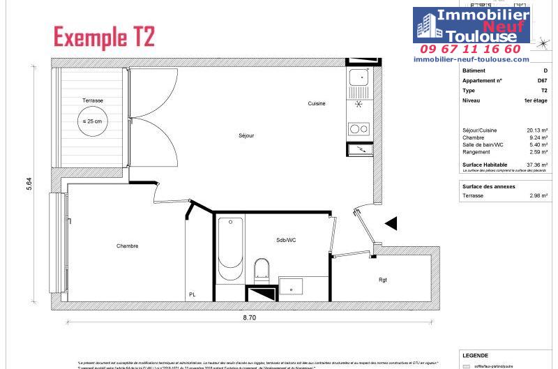 Appartements neufs à Toulouse Empalot - Programmes immobiliers neufs Greencity Sporting promotion PARK VIEW //