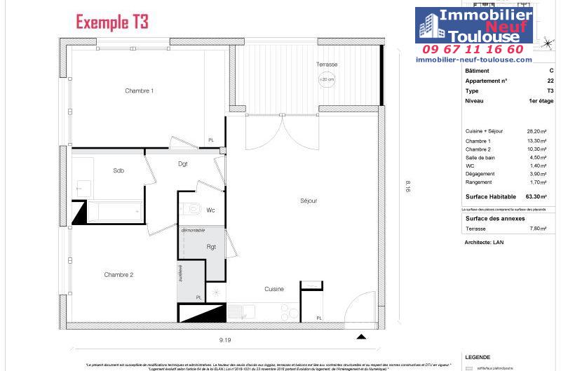 Appartements neufs à Toulouse Empalot - Programmes immobiliers neufs Greencity Sporting promotion PARK VIEW //