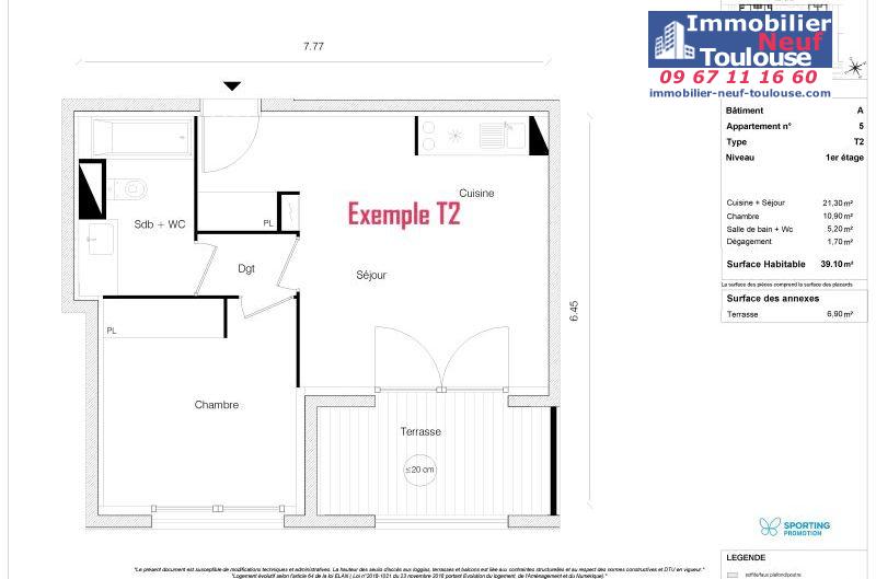 Appartements neufs à Toulouse Empalot - Programmes immobiliers neufs Greencity Sporting promotion PARK VIEW //