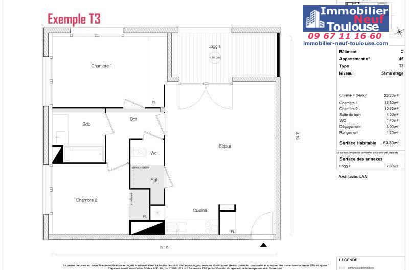 Appartements neufs à Toulouse Empalot - Programmes immobiliers neufs Greencity Sporting promotion PARK VIEW //