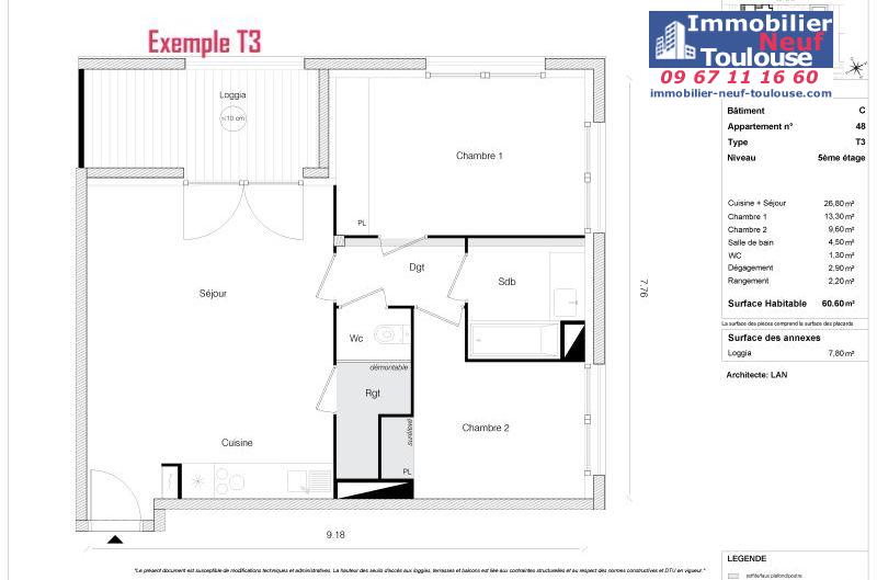 Appartements neufs à Toulouse Empalot - Programmes immobiliers neufs Greencity Sporting promotion PARK VIEW //