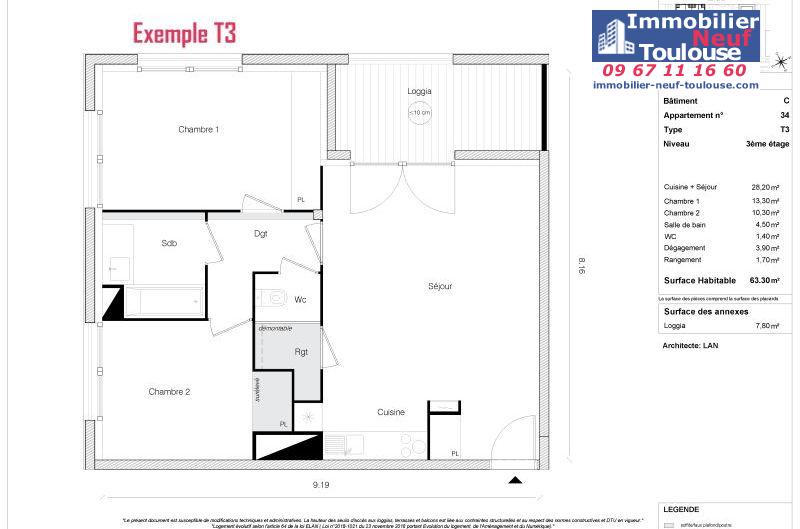 Appartements neufs à Toulouse Empalot - Programmes immobiliers neufs Greencity Sporting promotion PARK VIEW //