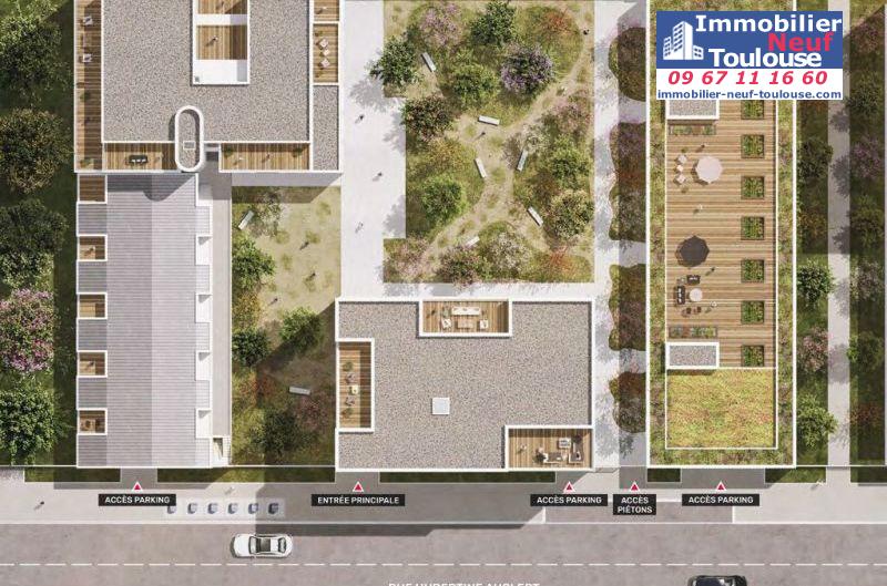 Appartements neufs à Toulouse Empalot - Programmes immobiliers neufs Greencity Sporting promotion PARK VIEW //