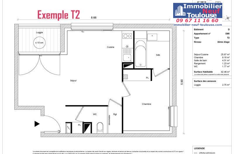 Appartements neufs à Toulouse Empalot - Programmes immobiliers neufs Greencity Sporting promotion PARK VIEW //