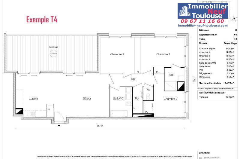 Appartements neufs à Toulouse Empalot - Programmes immobiliers neufs Greencity Sporting promotion PARK VIEW //