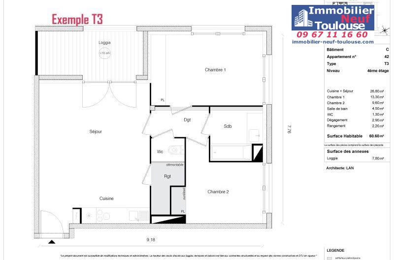 Appartements neufs à Toulouse Empalot - Programmes immobiliers neufs Greencity Sporting promotion PARK VIEW //