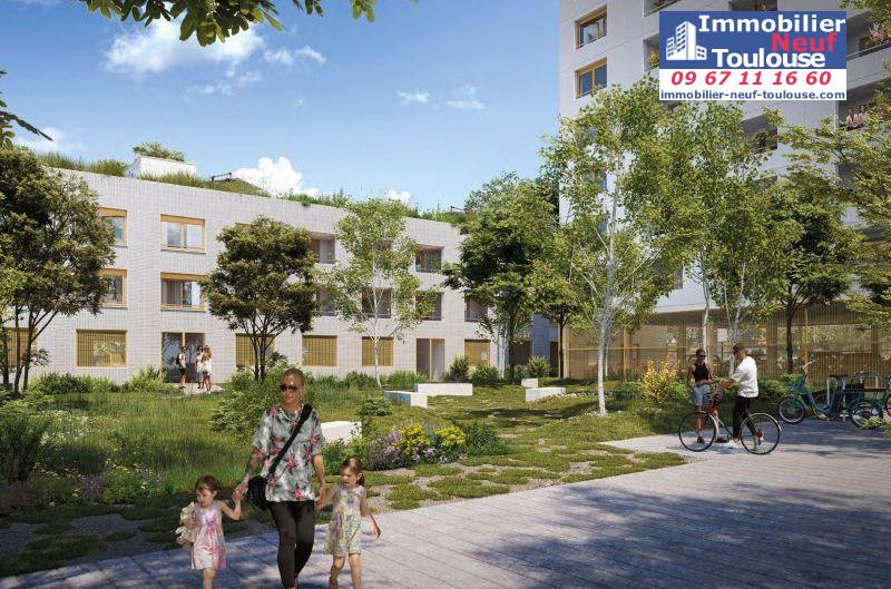 Appartements neufs à Toulouse Empalot - Programmes immobiliers neufs Greencity Sporting promotion PARK VIEW //