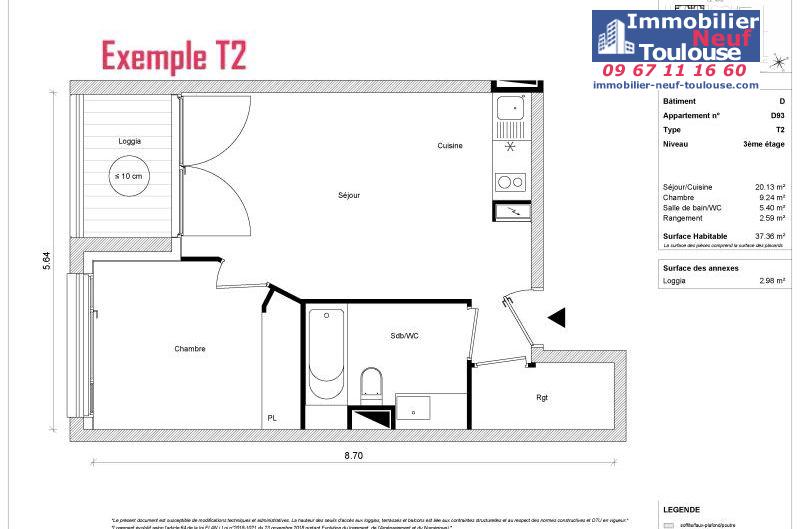 Appartements neufs à Toulouse Empalot - Programmes immobiliers neufs Greencity Sporting promotion PARK VIEW //