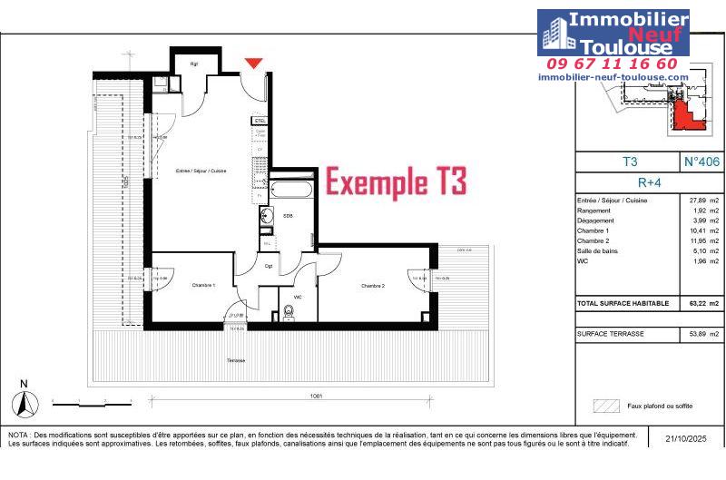 Appartements neufs à Toulouse Trois Cocus - Programmes immobiliers neufs Carrere COTE URBAIN