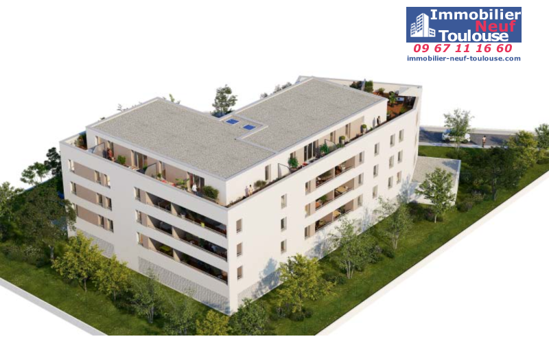 Appartements neufs à Toulouse Trois Cocus - Programmes immobiliers neufs Carrere COTE URBAIN