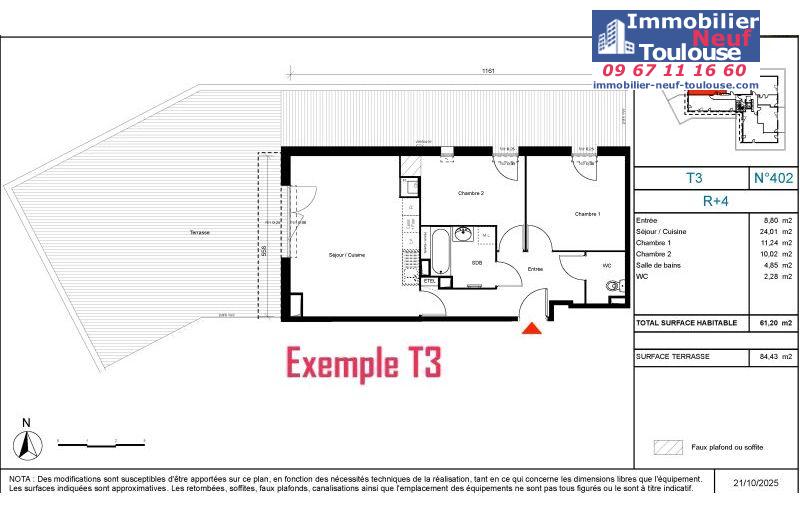 Appartements neufs à Toulouse Trois Cocus - Programmes immobiliers neufs Carrere COTE URBAIN