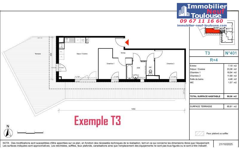 Appartements neufs à Toulouse Trois Cocus - Programmes immobiliers neufs Carrere COTE URBAIN