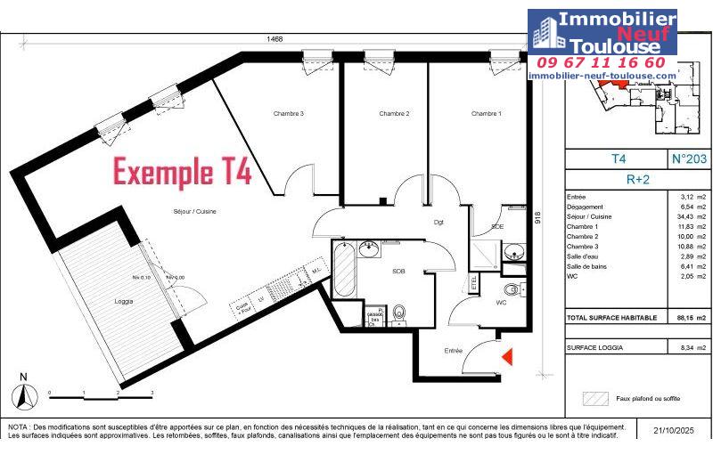 Appartements neufs à Toulouse Trois Cocus - Programmes immobiliers neufs Carrere COTE URBAIN
