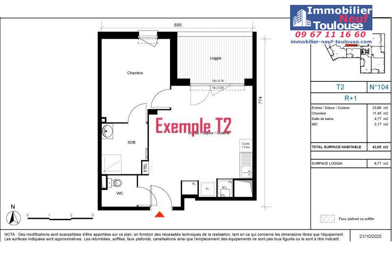 Appartements neufs à Toulouse Trois Cocus - Programmes immobiliers neufs Carrere COTE URBAIN