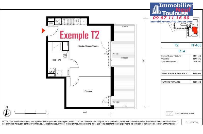 Appartements neufs à Toulouse Trois Cocus - Programmes immobiliers neufs Carrere COTE URBAIN
