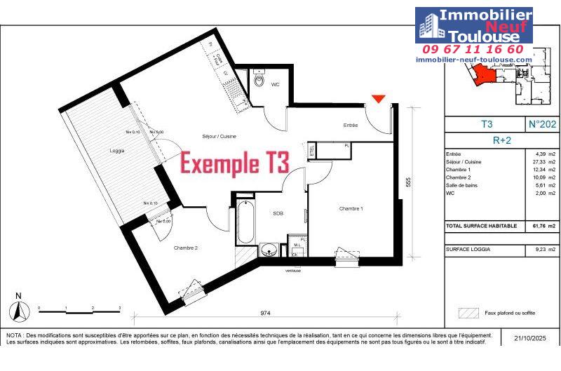 Appartements neufs à Toulouse Trois Cocus - Programmes immobiliers neufs Carrere COTE URBAIN