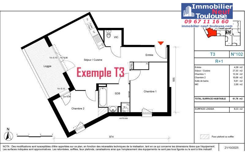 Appartements neufs à Toulouse Trois Cocus - Programmes immobiliers neufs Carrere COTE URBAIN