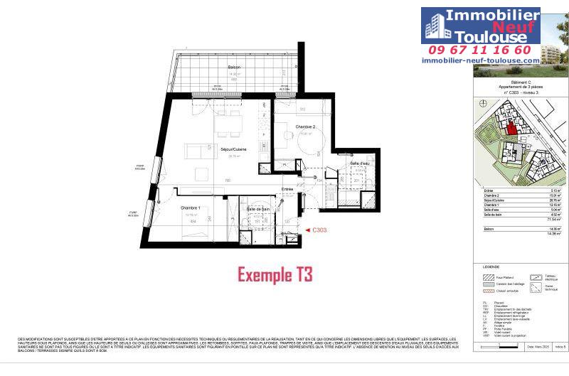Appartements neufs à Toulouse Saint Martin Du Touch - Programmes immobiliers neufs DEMATHIEU Bard Terre D' envol