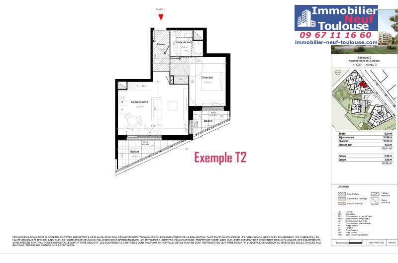 Appartements neufs à Toulouse Saint Martin Du Touch - Programmes immobiliers neufs DEMATHIEU Bard Terre D' envol