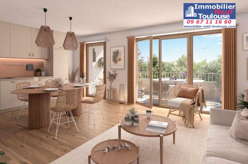 Appartements neufs à Toulouse Saint Martin Du Touch - Programmes immobiliers neufs DEMATHIEU Bard Terre D' envol