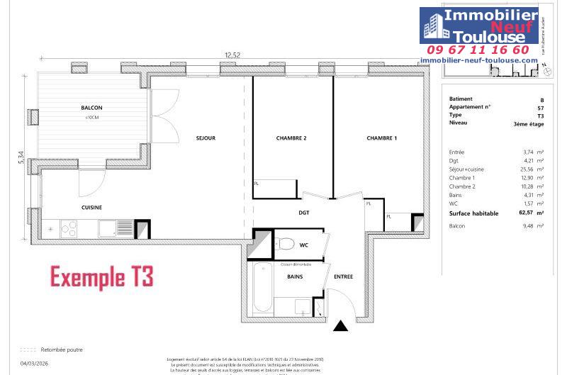 Appartements neufs à Toulouse Empalot - Programmes immobiliers neufs Greencity PARK VIEW 2 //
