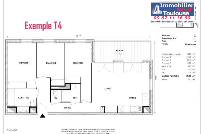 Appartements neufs à Toulouse Empalot - Programmes immobiliers neufs Greencity PARK VIEW 2 //