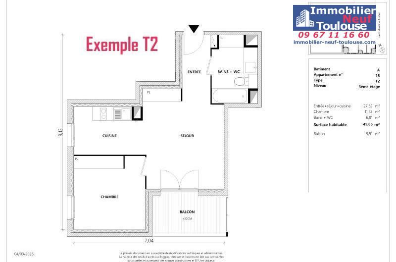 Appartements neufs à Toulouse Empalot - Programmes immobiliers neufs Greencity PARK VIEW 2 //
