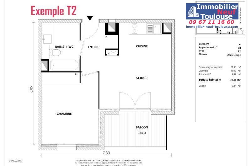 Appartements neufs à Toulouse Empalot - Programmes immobiliers neufs Greencity PARK VIEW 2 //