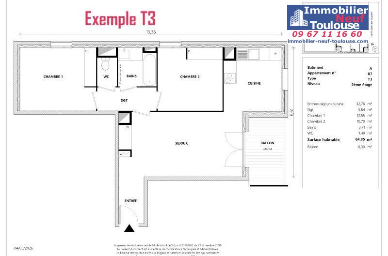 Appartements neufs à Toulouse Empalot - Programmes immobiliers neufs Greencity PARK VIEW 2 //