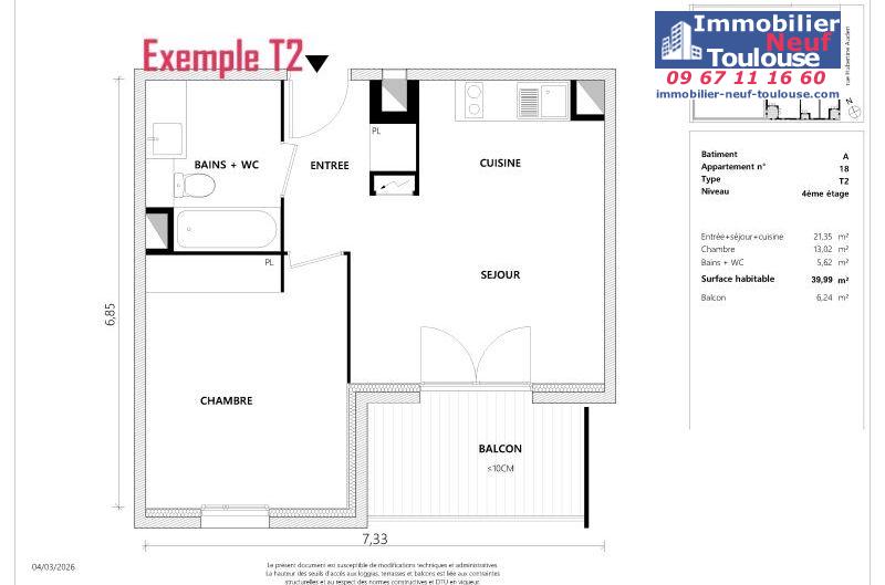 Appartements neufs à Toulouse Empalot - Programmes immobiliers neufs Greencity PARK VIEW 2 //