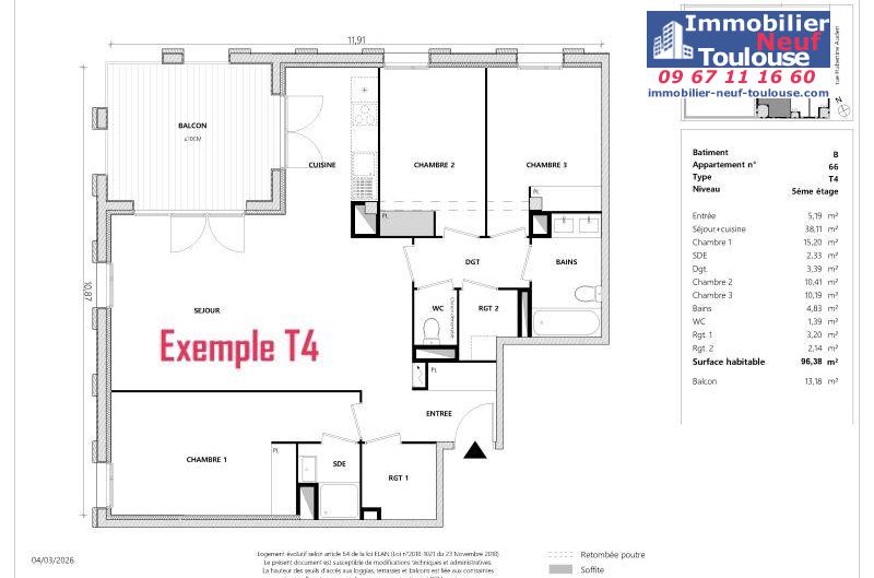 Appartements neufs à Toulouse Empalot - Programmes immobiliers neufs Greencity PARK VIEW 2 //