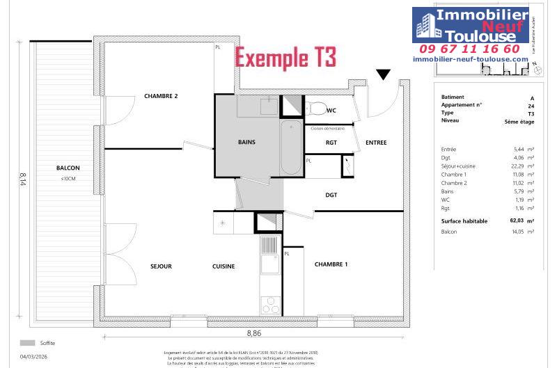 Appartements neufs à Toulouse Empalot - Programmes immobiliers neufs Greencity PARK VIEW 2 //
