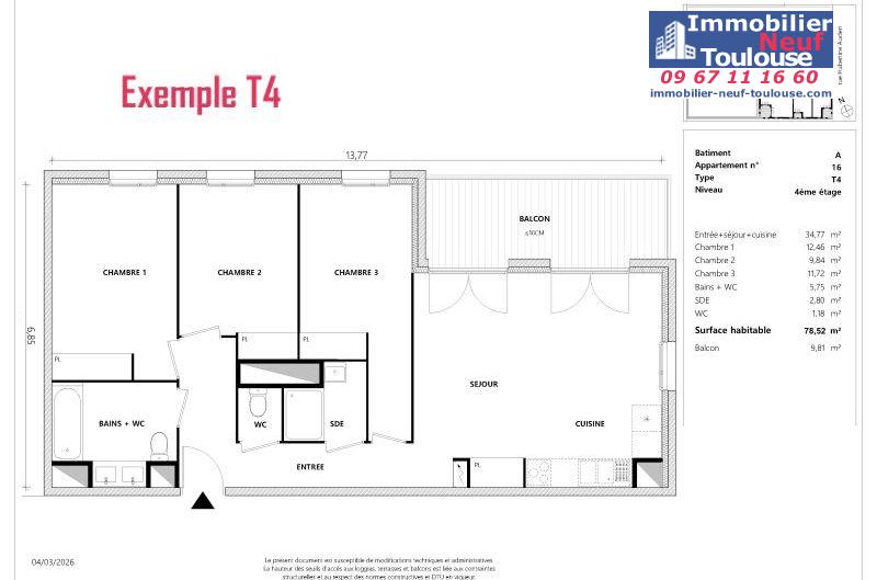Appartements neufs à Toulouse Empalot - Programmes immobiliers neufs Greencity PARK VIEW 2 //