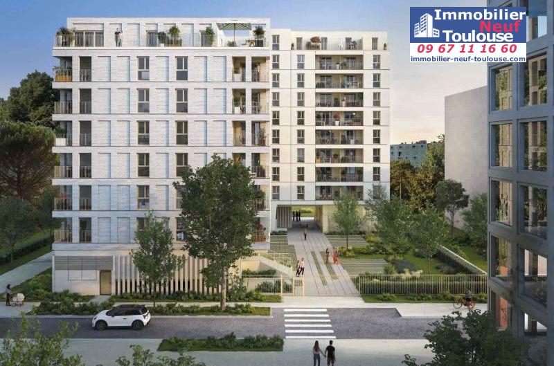 Appartements neufs à Toulouse Empalot - Programmes immobiliers neufs Greencity PARK VIEW 2 //