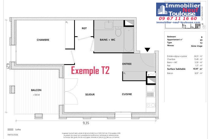Appartements neufs à Toulouse Empalot - Programmes immobiliers neufs Greencity PARK VIEW 2 //
