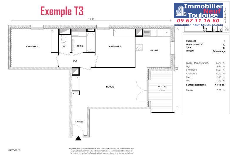Appartements neufs à Toulouse Empalot - Programmes immobiliers neufs Greencity PARK VIEW 2 //