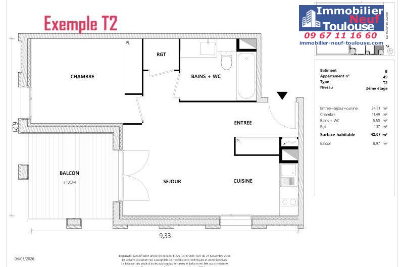 Appartements neufs à Toulouse Empalot - Programmes immobiliers neufs Greencity PARK VIEW 2 //