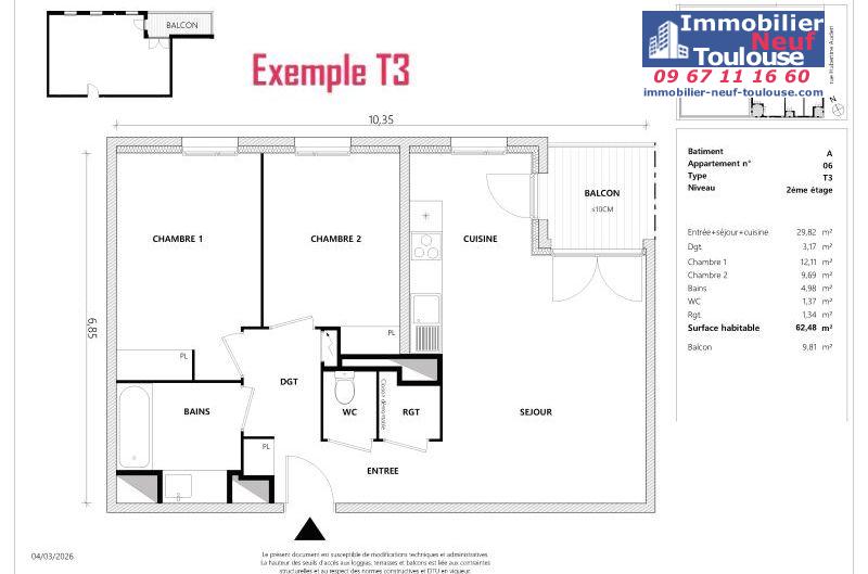 Appartements neufs à Toulouse Empalot - Programmes immobiliers neufs Greencity PARK VIEW 2 //
