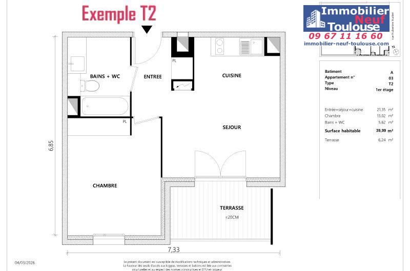 Appartements neufs à Toulouse Empalot - Programmes immobiliers neufs Greencity PARK VIEW 2 //