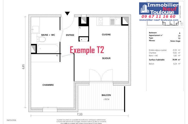 Appartements neufs à Toulouse Empalot - Programmes immobiliers neufs Greencity PARK VIEW 2 //